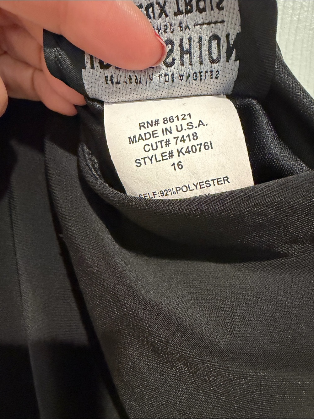 Black One-Shoulder Ruched Dress - Picture 3 of 4